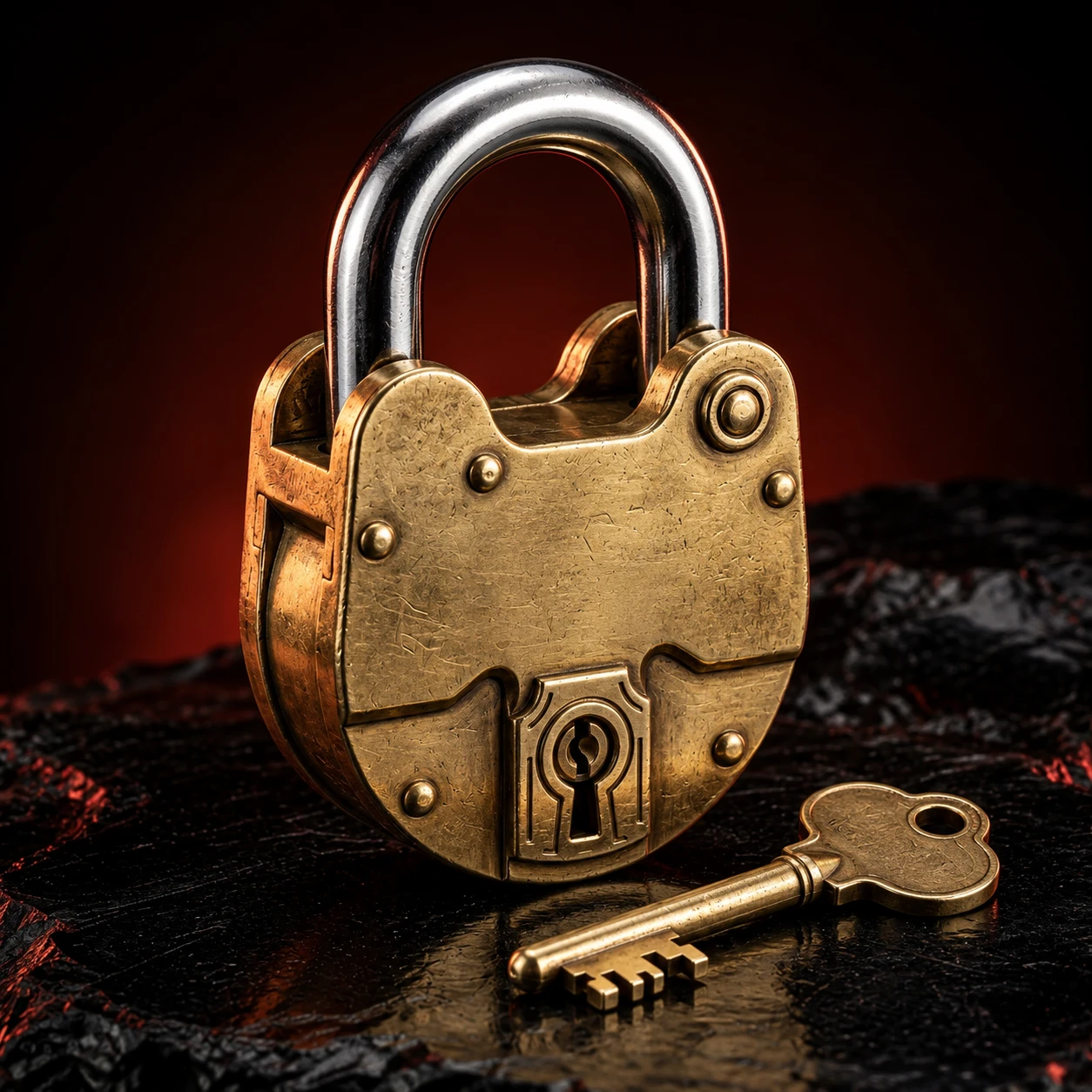 Heavy Duty Brass Padlock
